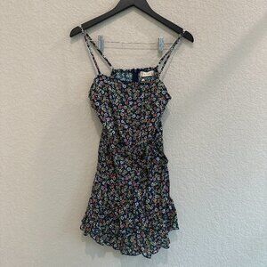 NWT Altar’d State Women's Navy/blue Floral Sleeveless Dress Size S